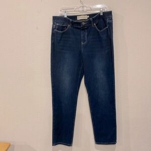 Soft Surroundings Dark Wash Jeans Pull-on Stretch Comfy Women’s Size Large (…